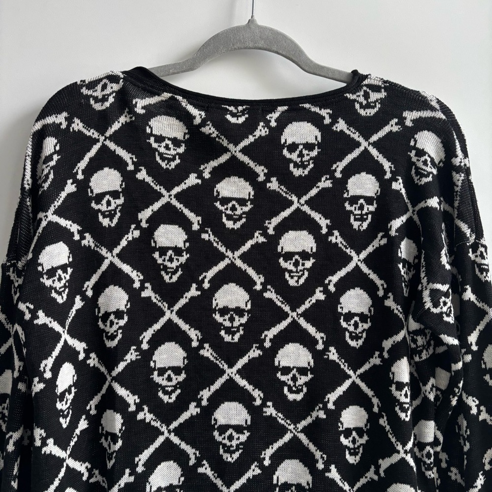 Denim & Supply by Ralph Lauren Knitted Skull And Crossbones Pattern Sweater - Picture 6 of 14